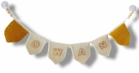 Crochet name banner