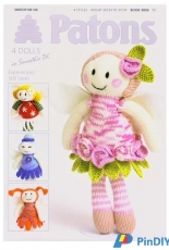 Patons-Book 38064-Dolls in Smoothie DK