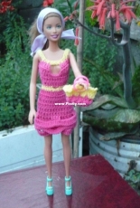 Maguinda Bolsón - Jazmin dress and bag set for dolls