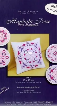 Filanthrope Broderies MAN-R - Mandala Rose - Pink Mandala
