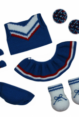 Knitables - Cheerleader Outfit by Sarah Gasson