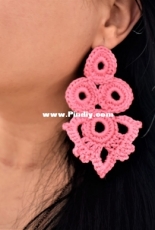 Amigurumis Patrigurumis - Crochet flamenco earrings - Spanish - Free