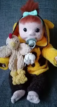 Anja Toonen - crochet baby doll - crochet fun