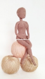 Medvedeva Dolls - Lesya Medvedeva - Crochet Female Body - Russian
