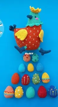 Natura Crochet - Natasha Tishchenko - Funny Chicken