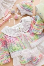 Baby Crochet & Knitting Pattern - Cuddle Bug Baby set