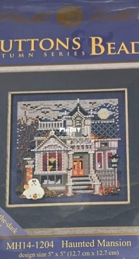 Mill Hill - Buttons & Beads Autumn Series MH14-1204 Haunted Mansion