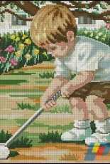 Artime Cuadros 22 - Jugando al golf