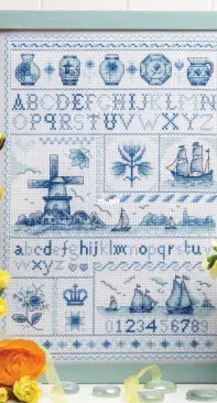 Delft Delights by Susan Bates from Cross Stitcher 381 XSD