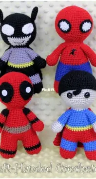 Left Handed Crocheter - Jennifer Adams - Super Heroes