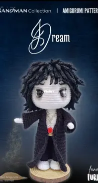 FuriFuri Amigurumi - Ana Karolina Ramalho - Sandman Collection - Dream