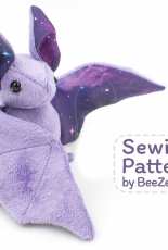 Beezeeart - Bat Stuffed Animal Sewing Pattern
