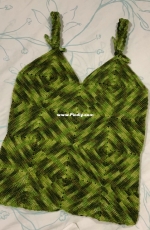 Green top crochet