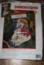 Dimensions 9105 Angel of Tidings Needlepoint Stocking
