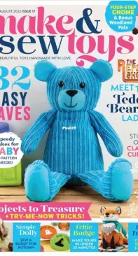 Make & Sew Toys Issue 17 August 2022