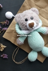 Teddy bear in the hood