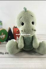 Sweet Oddity Art - Carolyne Brodie - Teddy the T-Rex Crochet Pattern