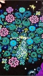 Garden of Wonders - Peacock by Elena Dushkina-Shatt