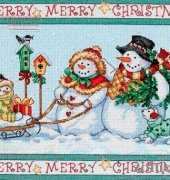 Dimensions 8760 - Snow Family Christmas