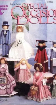 Annie's Attic - Special Occasion Dolls. Plastic Canvas