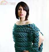 Bonita Patterns - Lianka Azulay - Crocodile Stitch Rainforest Blouse
