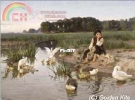 Golden Kite GK 1820 - Ukrainian Girl Tending Geese XSD