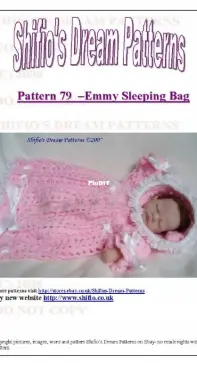 Shifios Dream Patterns - Pattern 79 - Emmy Sleeping Bag