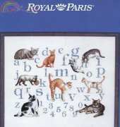 Royal Paris 6.443-08 - Cat Alphabet Sampler