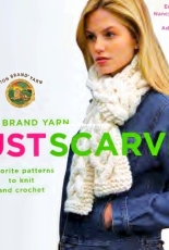 Lion Brand Yarn Just Scarves edited by Nancy J Thomas & Adina Klein