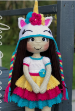Tannias Craft - Tannia Mejia  - Doll Vicky  - Spanish - Translated