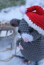 Miss / Mrs Hooked - Carla Bron - Christmas Mouse - Dutch - Free