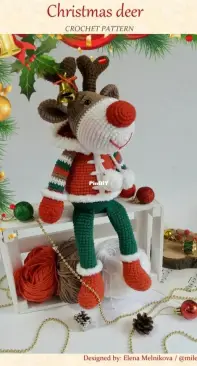 Toys by Milena - Milena Toys - Elena Melnikova - Christmas Deer