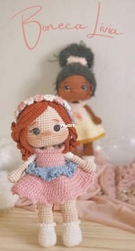 Tata Gurumi - Renatha Abreu - Livia Doll - Boneca Livia - Portuguese