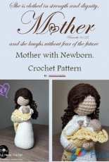 Cubby House Crochet - Veronica McRae - Mother with newborn