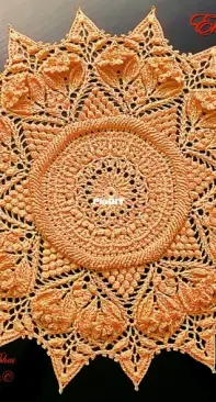 Crochet Shelters - Gangarathna Bhat - Ekavira Doily - English and Russian
