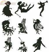Artecy Cross Stitch - Little Fairy Silhouettes