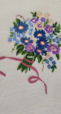 Embroidered  table cloth