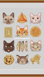 MiAxStitch - Cats and Cookies by Jane Eyre / Minasyan Yana
