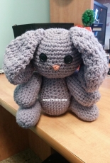 Bunny Crochet my first stuffy