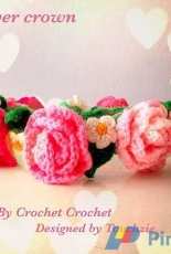 Crocket Crochet - Touchzie - Flower Crown - Free