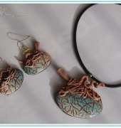 Necklace polymer clay