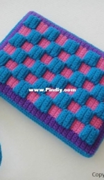 Skymagenta - Checkered Kindle Cover (00415)
