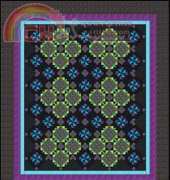 Batik Textiles-Flower Power Quilt-Free Pattern