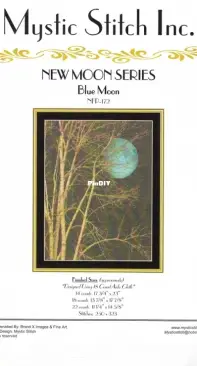 Mystic Stitch Inc. - NFP-172 New Moon Series Blue Moon