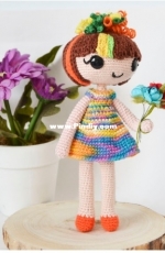 Crochet Creativo - Marta Ruso - Iris doll - Translated