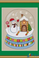 Ball with Snowman by Tatiana / Tatyana Nikitina