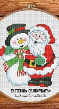 Ingleside Imaginarium, Counted Cross Stitch Pattern, Alpine Christmas Duo  (Krampus + Santa) – Copper Centaur Studios