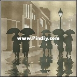 Heritage Crafts Silhouettes - PSBL1279 - Brollies XSD