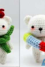 Xiao Yan Handmade - Small and Little White Bear - Chinese