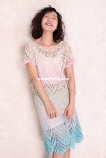 crochet long dress